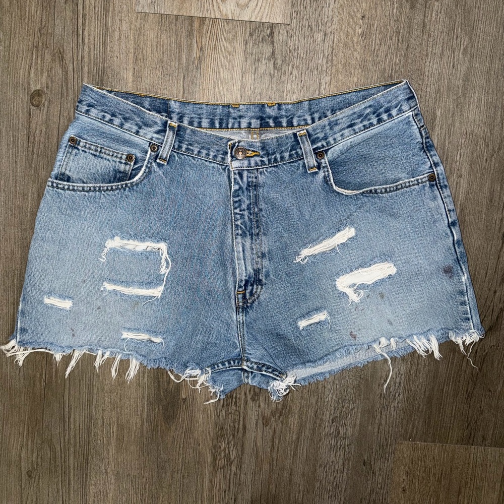 denim cut off shorts Vintage Arizona jeans